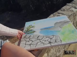 Young Russian Artist Takes A Cock And Gets Money For It-海报剧照